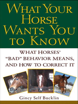 cover image of What Your Horse Wants You to Know